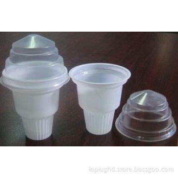 100ml 3oz White Disposable Ice Cream Cups Torch Disposable